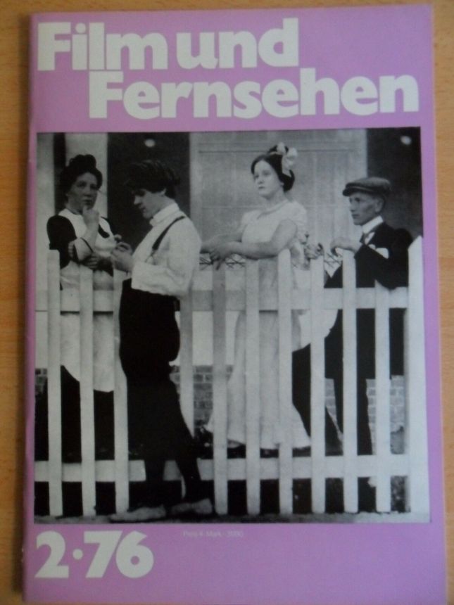 FILM UND FERNSEHEN magazine side cover Issue 2  1976