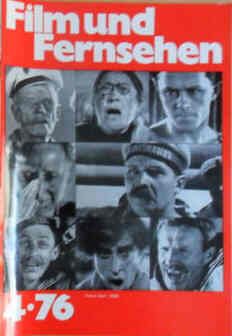 FILM UND FERNSEHEN magazine side cover Issue 4  1976