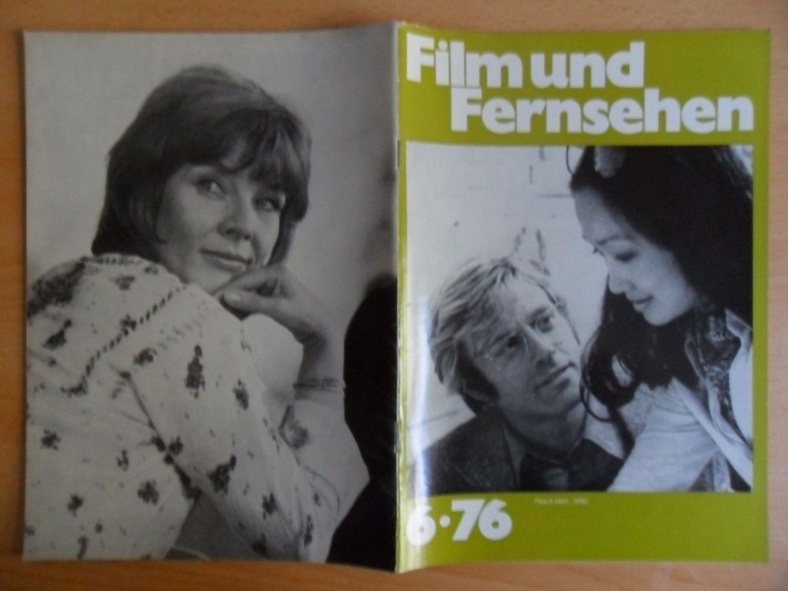 FILM UND FERNSEHEN magazine side cover Issue 6  1976