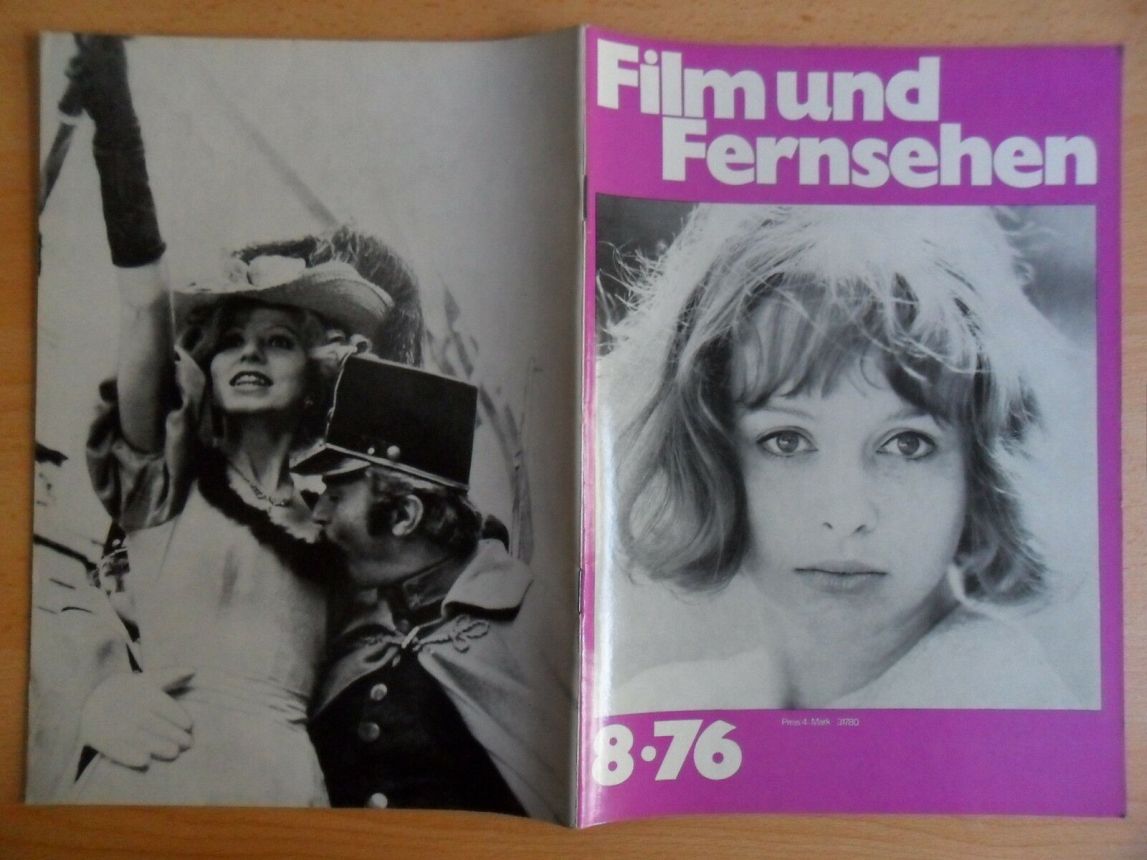 FILM UND FERNSEHEN magazine side cover Issue 8  1976