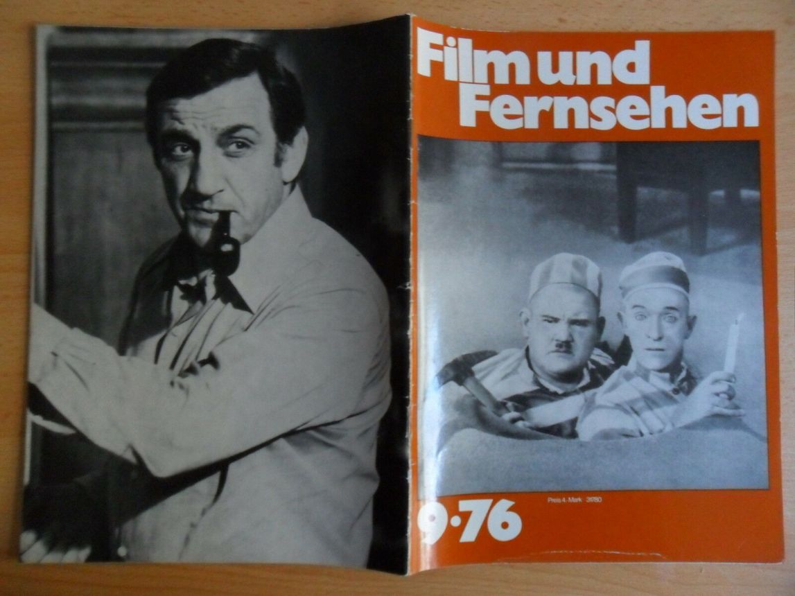 FILM UND FERNSEHEN magazine side cover Issue 9  1976