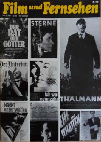 FILM UND FERNSEHEN magazine side cover Issue 9  1979
