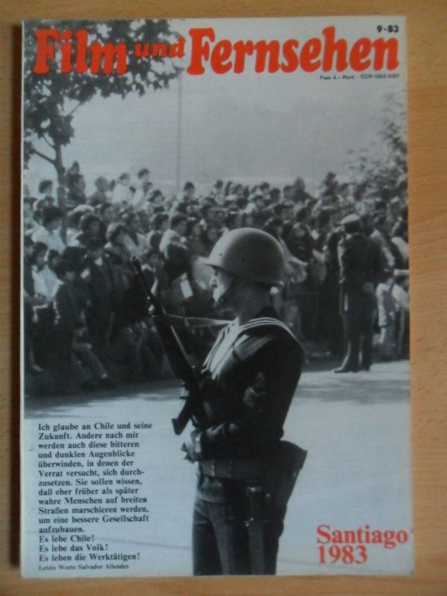 FILM UND FERNSEHEN magazine side cover Issue 9  1983