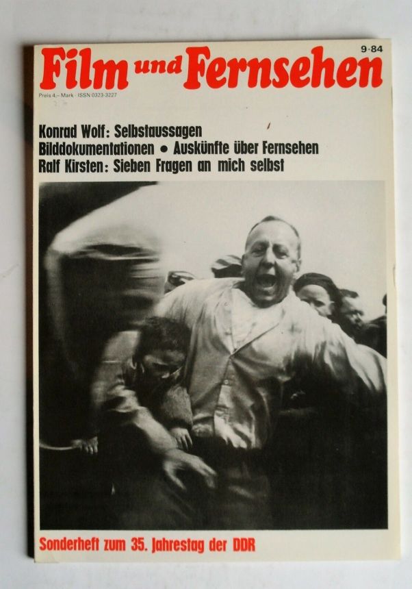 FILM UND FERNSEHEN magazine side cover Issue 9  1984