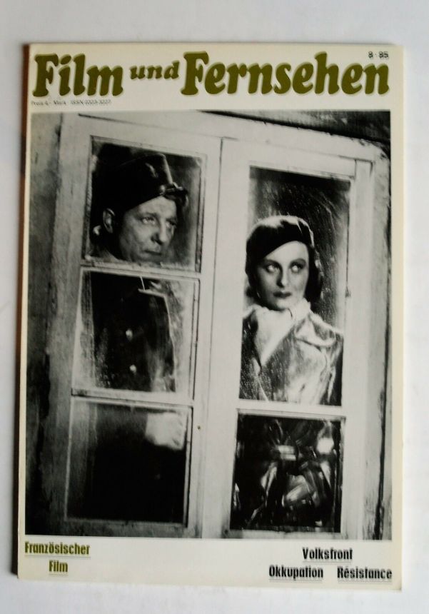 FILM UND FERNSEHEN magazine side cover Issue 8  1985