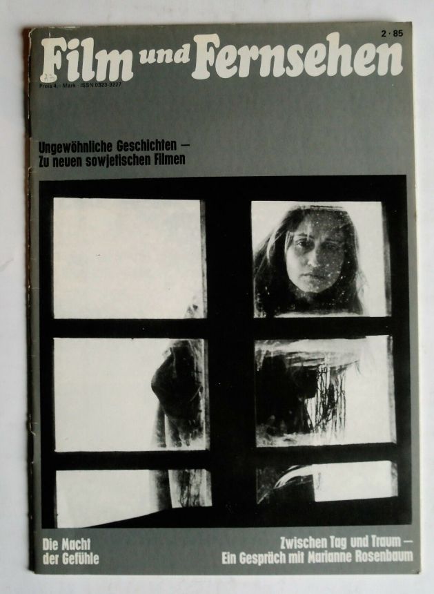 FILM UND FERNSEHEN magazine side cover Issue 2  1985