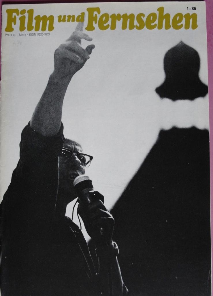 FILM UND FERNSEHEN magazine side cover Issue 1  1986