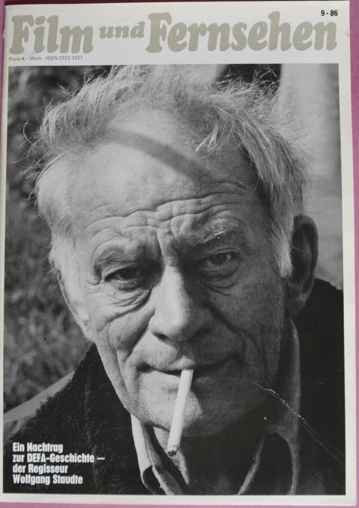 FILM UND FERNSEHEN magazine side cover Issue 9  1986
