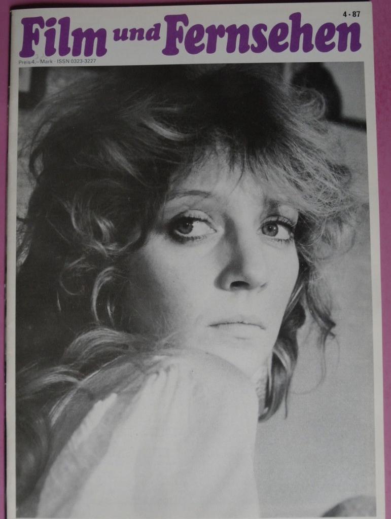 FILM UND FERNSEHEN magazine side cover Issue 4  1987