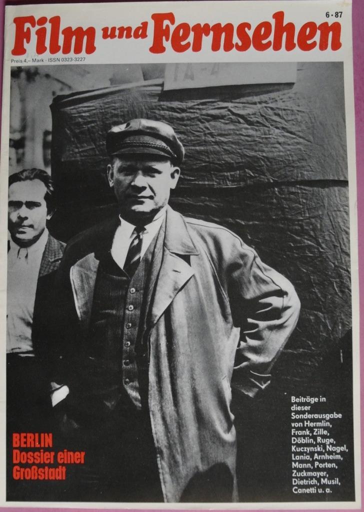 FILM UND FERNSEHEN magazine side cover Issue 6  1987