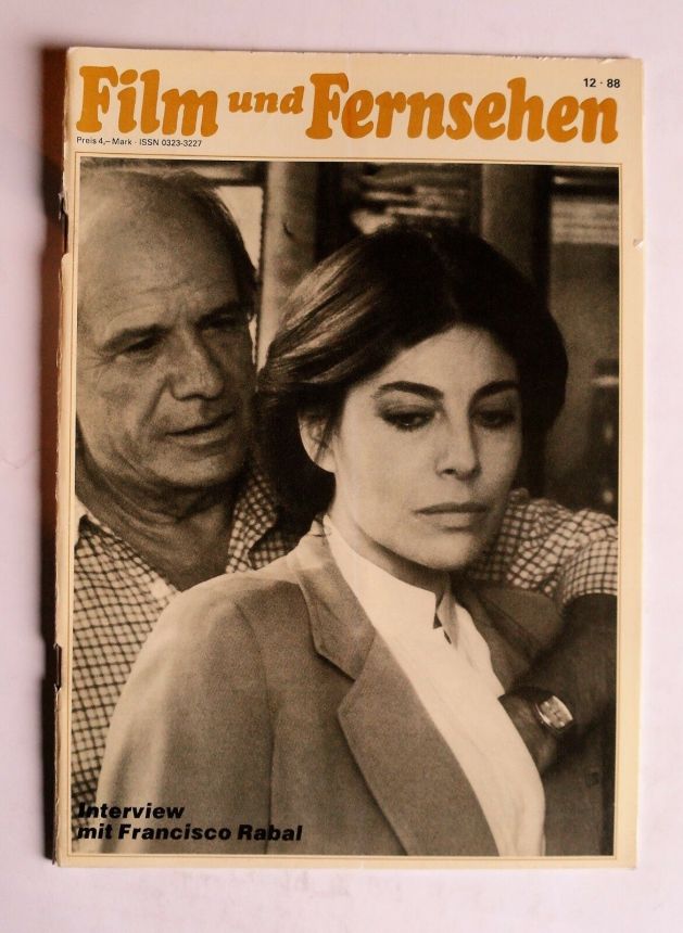 FILM UND FERNSEHEN magazine side cover Issue 12  1988
