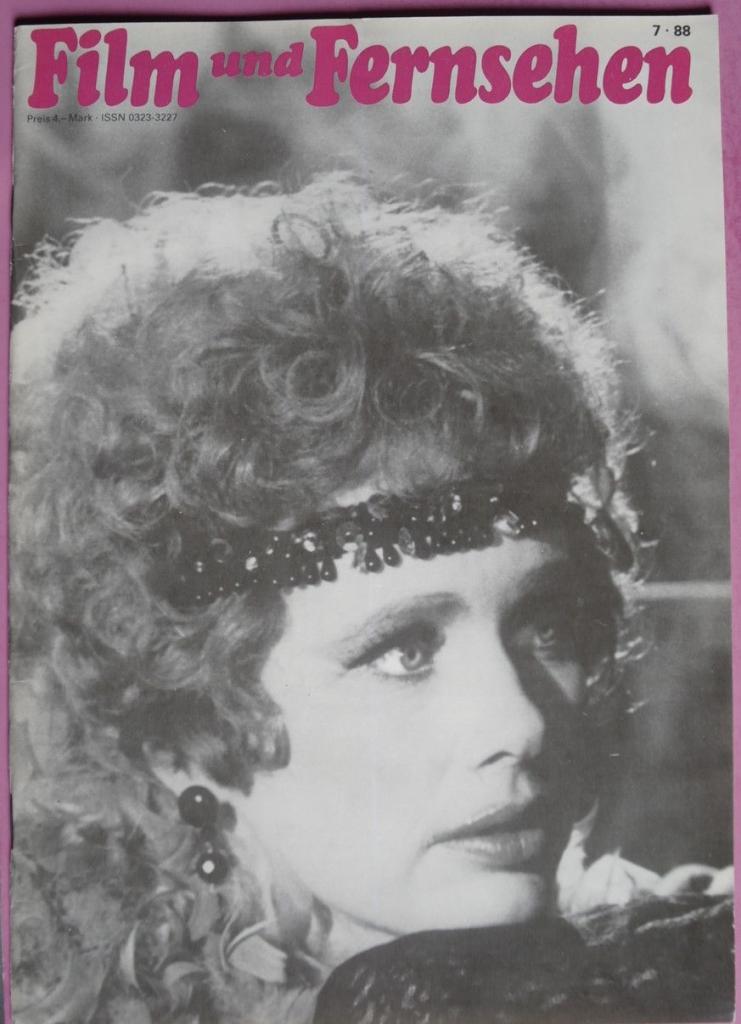 FILM UND FERNSEHEN magazine side cover Issue 7  1988