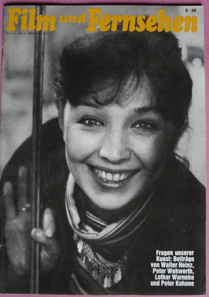 FILM UND FERNSEHEN magazine side cover Issue 8  1988