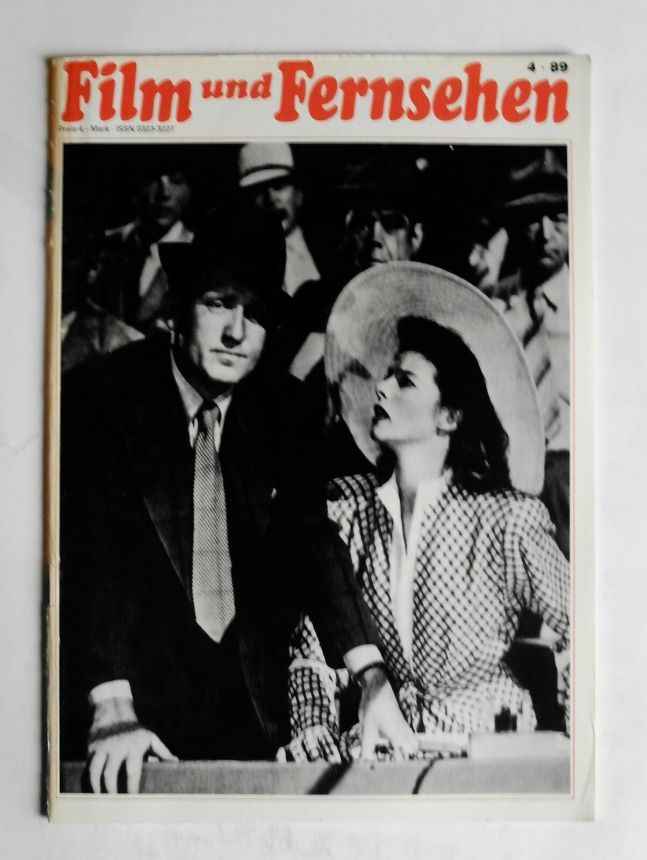 FILM UND FERNSEHEN magazine side cover Issue 4  1989
