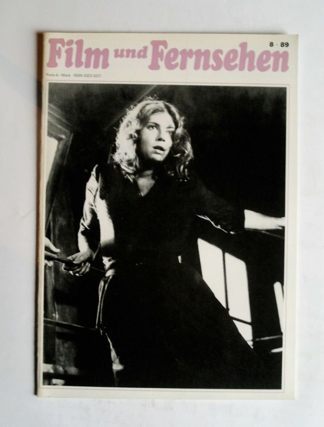 FILM UND FERNSEHEN magazine side cover Issue 8  1989