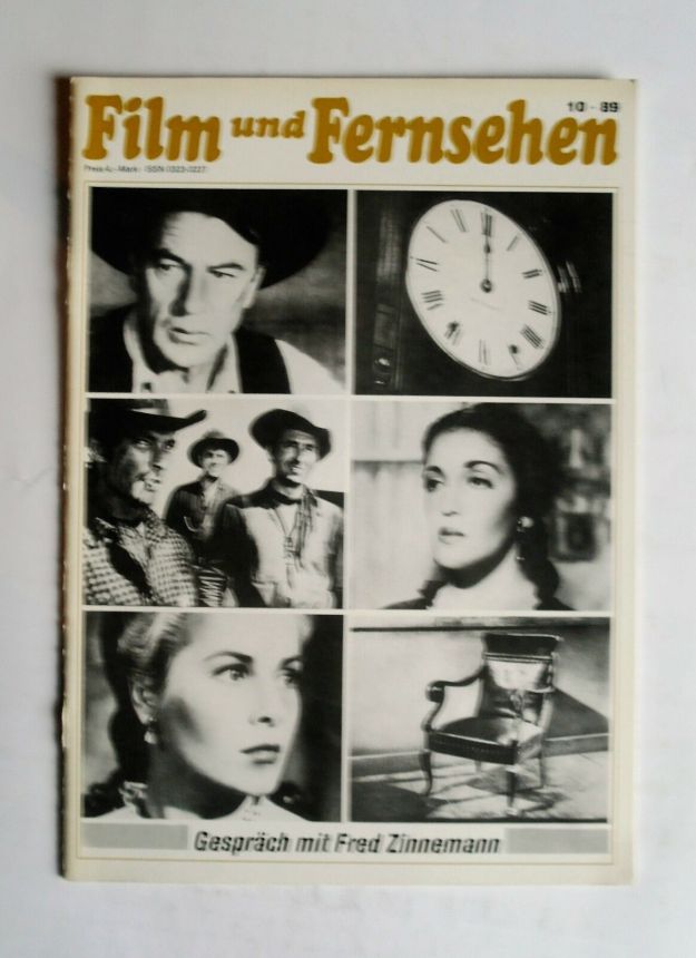 FILM UND FERNSEHEN magazine side cover Issue 10  1989