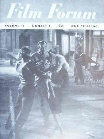 FILM FORUM (UK) magazine side cover Vol 10 # 4 1955