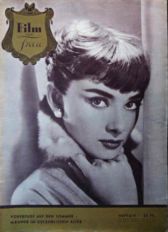 FILM UND FRAU magazine side cover Issue 5  1954