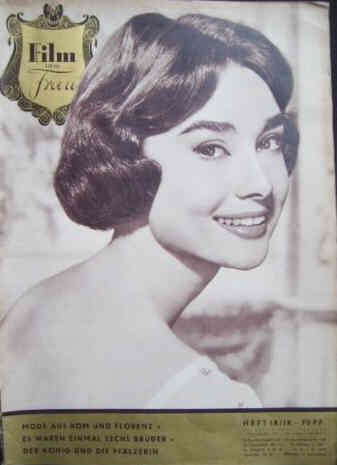 FILM UND FRAU magazine side cover January 1957
