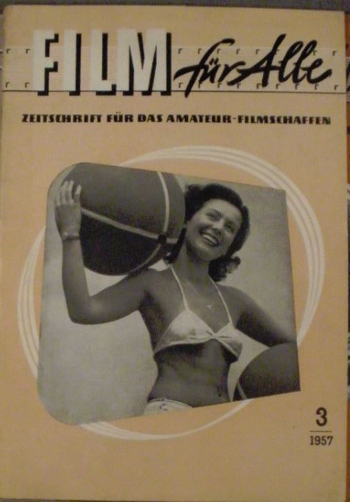FILM FUR ALLE magazine side cover Issue 3  1957