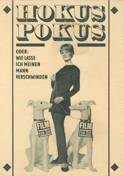 FILM FUR SIE magazine side cover Issue 72  1966