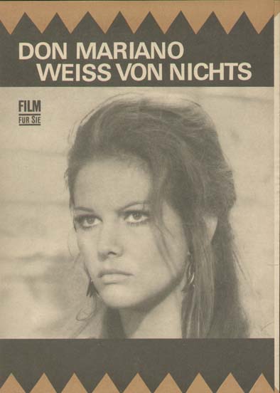 FILM FUR SIE magazine side cover Issue 119  1969