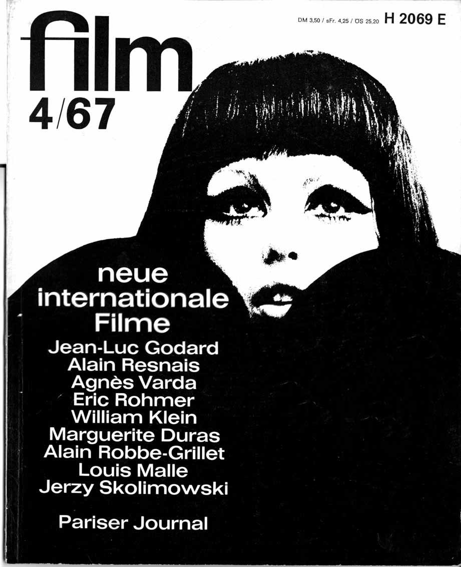 FILM/FERNSEHEN UND FILM magazine side cover Issue 4 April 1967