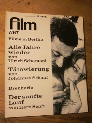 FILM/FERNSEHEN UND FILM magazine side cover Issue 7 July 1967