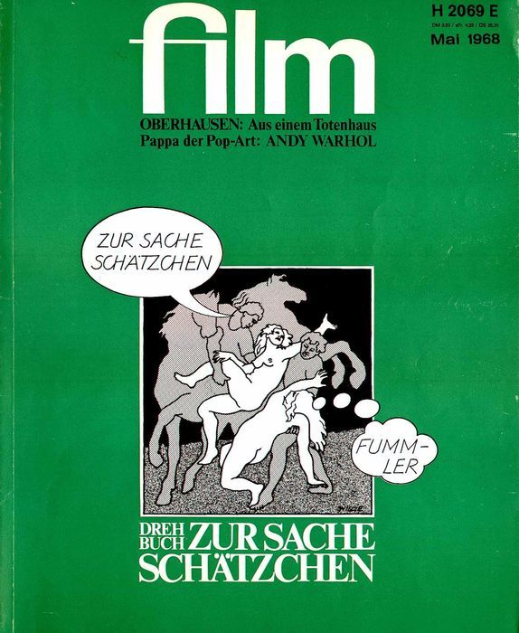 FILM/FERNSEHEN UND FILM magazine side cover Issue 5 May 1968