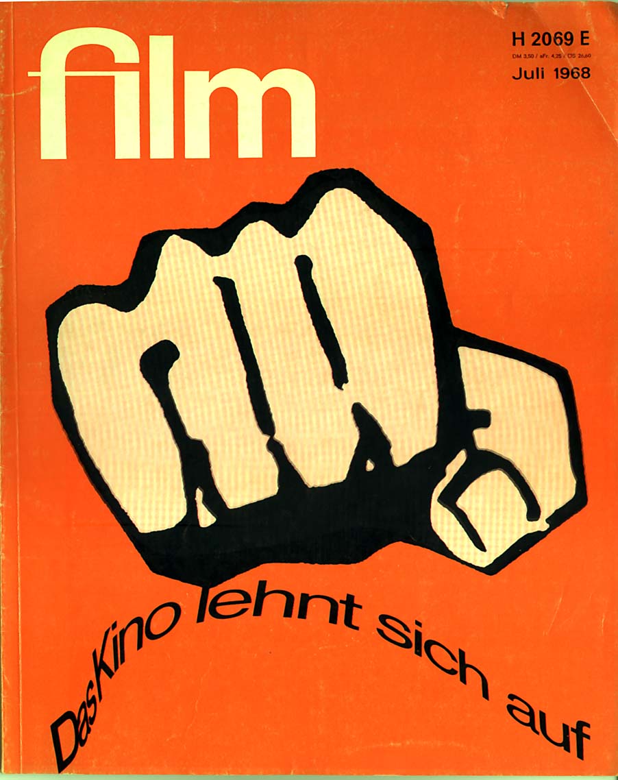 FILM/FERNSEHEN UND FILM magazine side cover Issue 7 July 1968