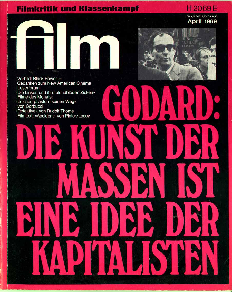 FILM/FERNSEHEN UND FILM magazine side cover Issue 4 April 1969