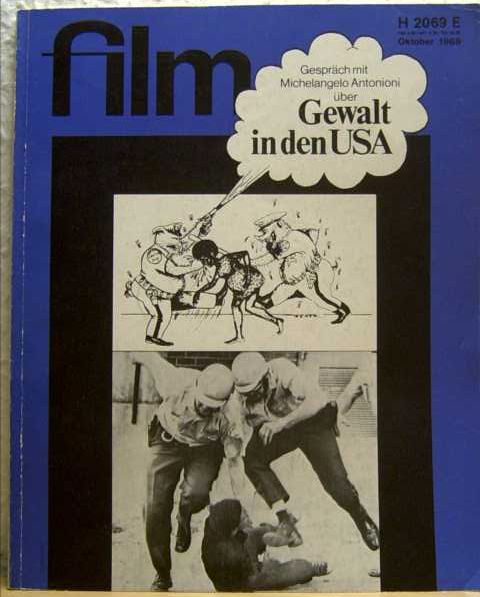 FILM/FERNSEHEN UND FILM magazine side cover Issue 10 October 1969