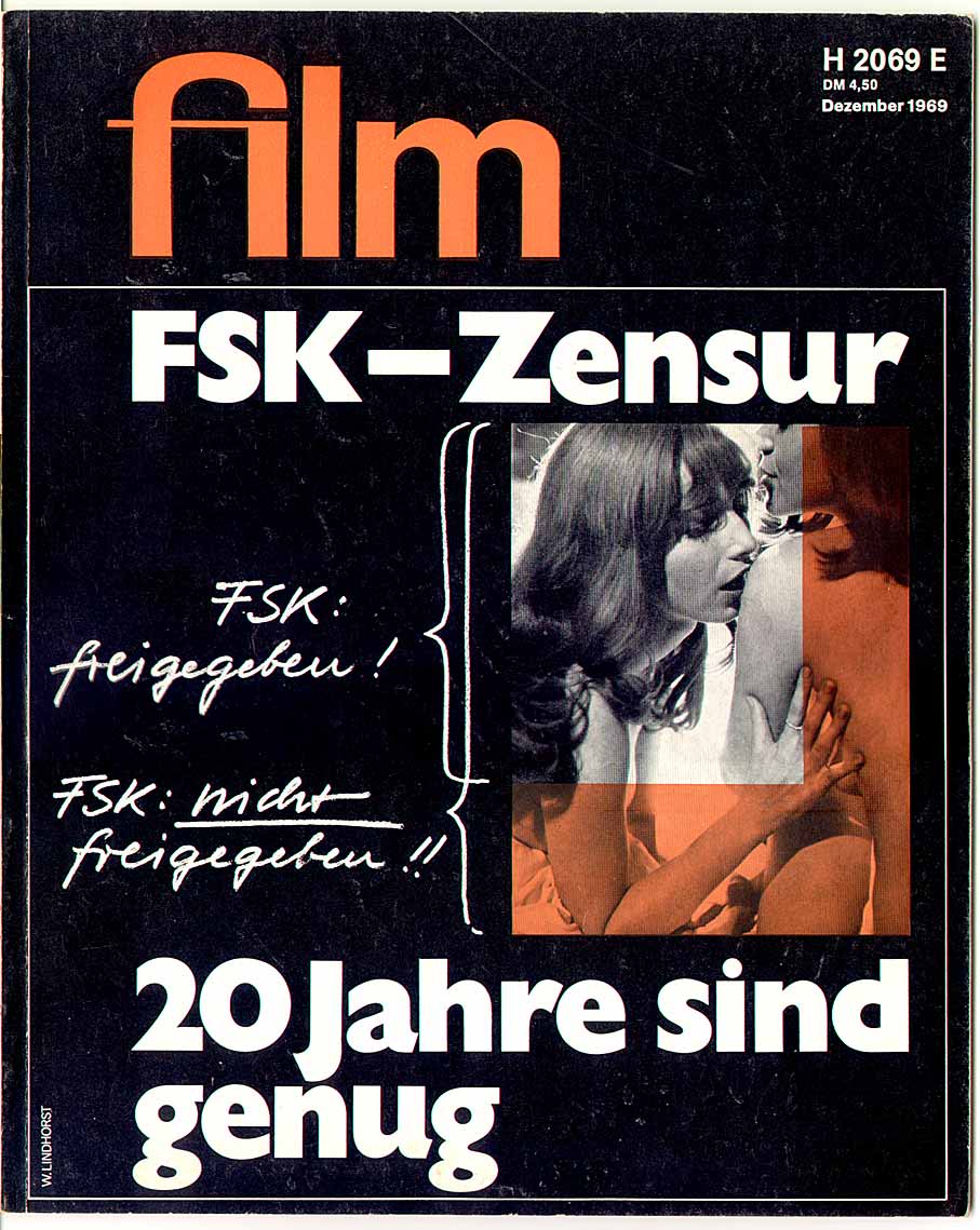 FILM/FERNSEHEN UND FILM magazine side cover Issue 12 December 1969