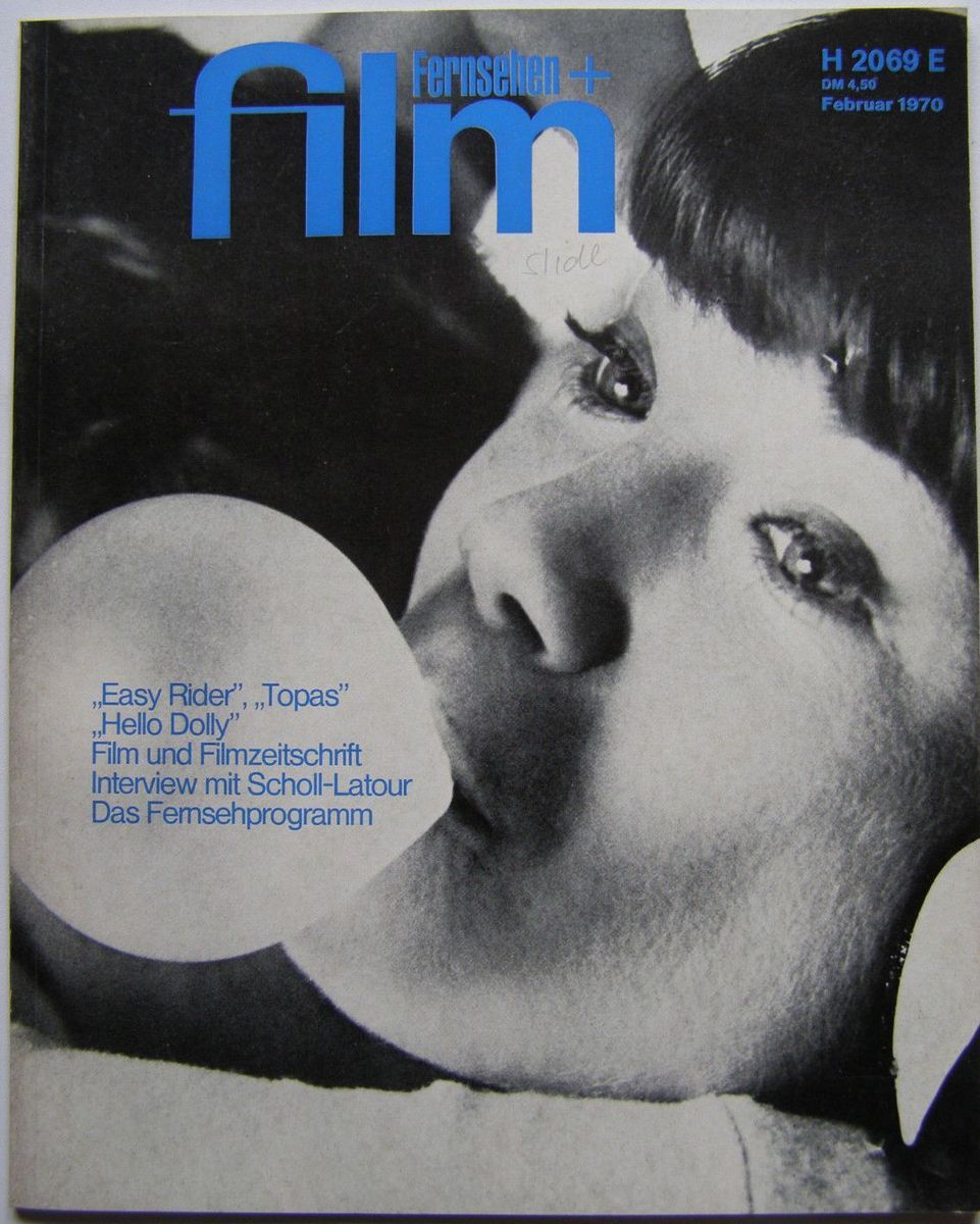 FILM/FERNSEHEN UND FILM magazine side cover Issue 2 February 1970