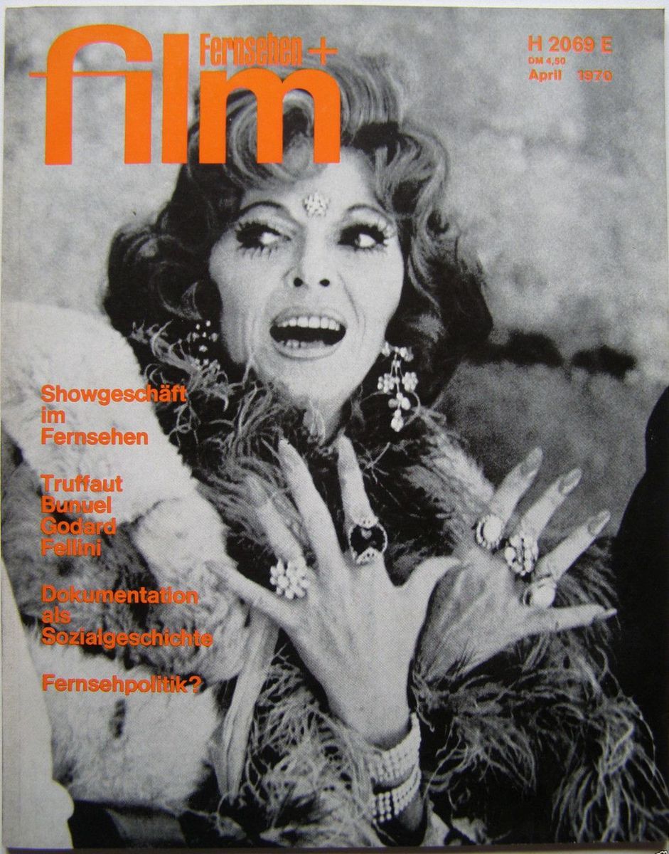 FILM/FERNSEHEN UND FILM magazine side cover Issue 4 April 1970