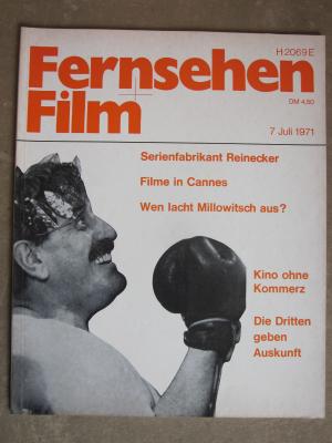 FILM/FERNSEHEN UND FILM magazine side cover Issue 7 July 1971