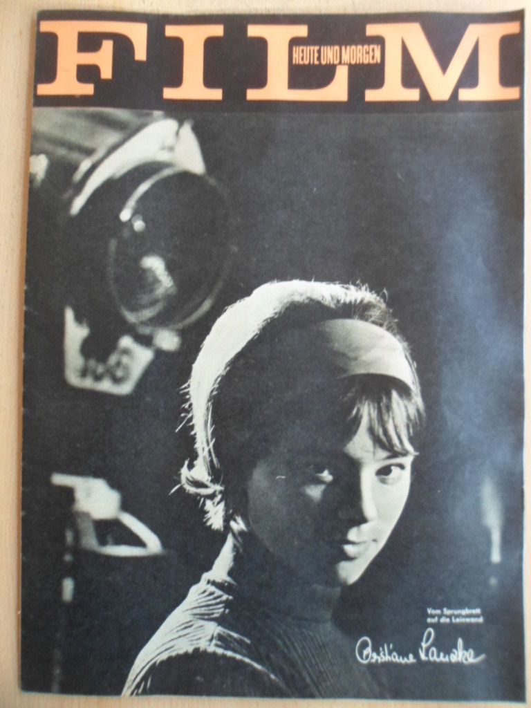 FILM HEUTE UND MORGEN magazine side cover Issue 1  1967