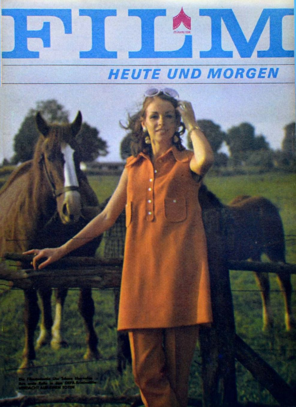 FILM HEUTE UND MORGEN magazine side cover Issue 5  1969