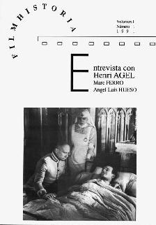 FILM HISTORIA magazine side cover Issue 1 Vol 1 # 1 February 1991