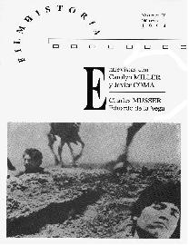 FILM HISTORIA magazine side cover Issue 9 Vol 4 # 1 February 1994