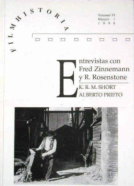 FILM HISTORIA magazine side cover Issue 14 Vol 6 # 1 February 1996