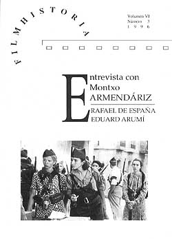 FILM HISTORIA magazine side cover Issue 16 Vol 6 # 3 October 1996