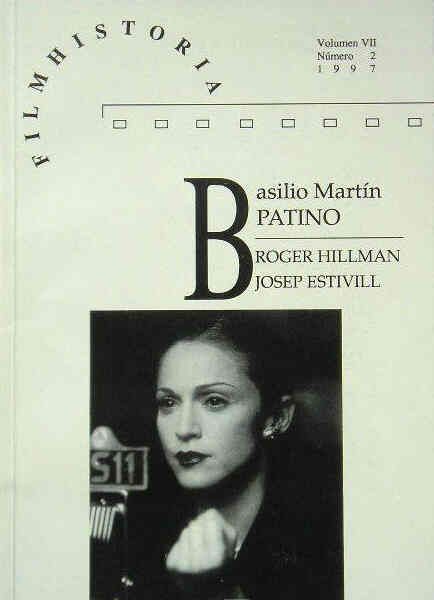 FILM HISTORIA magazine side cover Issue 18 Vol 7 # 2 June 1997