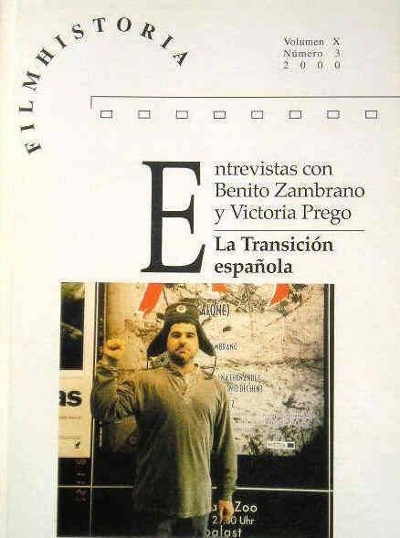 FILM HISTORIA magazine side cover Issue 26 Vol 10 # 3 November 2000