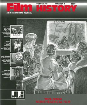 FILM HISTORY magazine side cover  Vol 19 # 4  2007