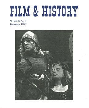 FILM AND HISTORY magazine side cover  Vol 15 # 4  1985