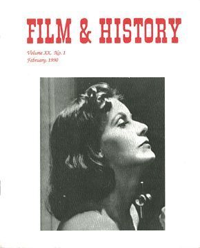 FILM AND HISTORY magazine side cover  Vol 20 # 1  1990