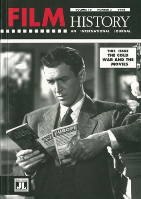 FILM HISTORY magazine side cover  Vol 10 # 3  1998