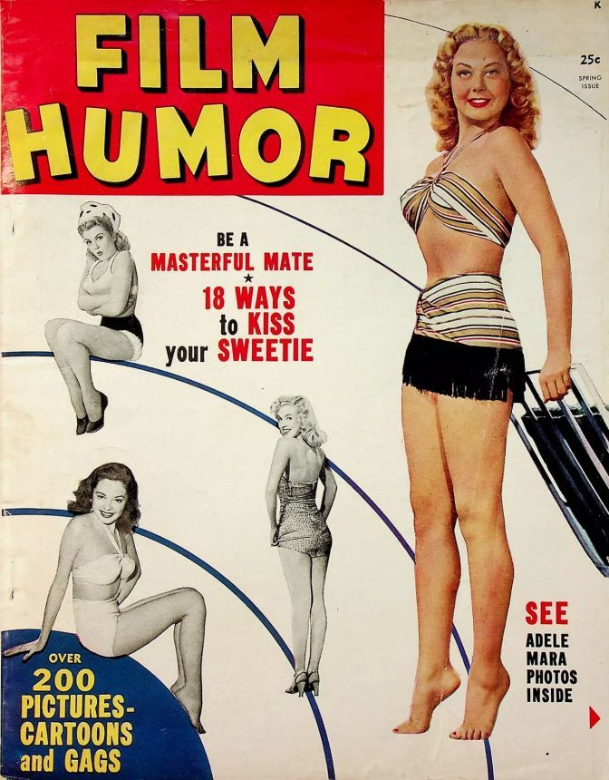 FILM HUMOR magazine side cover Issue 4 Spring 1949