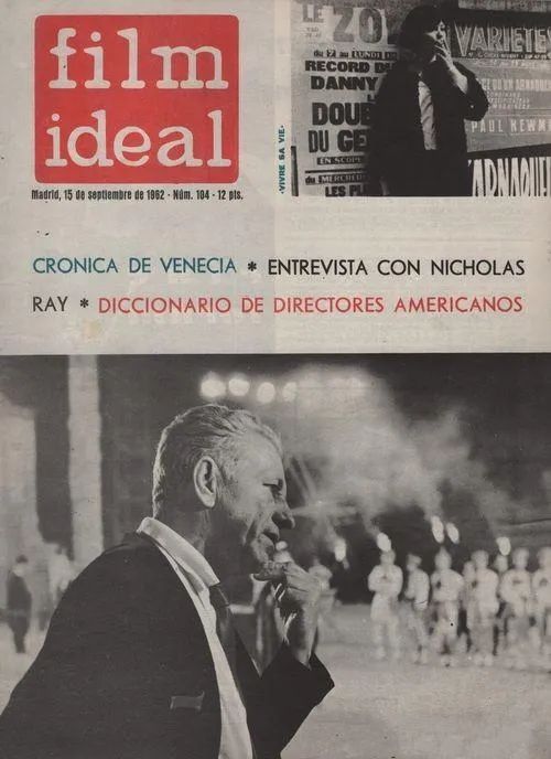 FILM IDEAL magazine side cover Issue 104 15 September 1962
